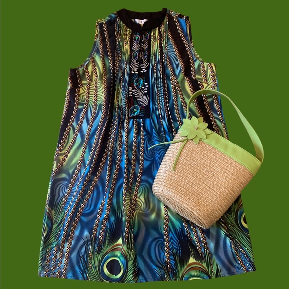 Lucky & Coco Dresses & Skirts - Lucky & Coco Summer Dress and Matching Purse Ensemble